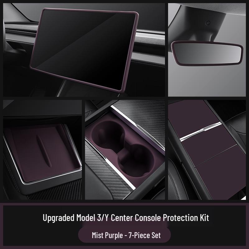 Tesla Model Y/3 Refresh Center Console Wireless Charger Silicone Pad