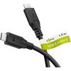 USB-C Cable - Goobay - 3.2 - 60 W - 10 Gbit/s - Thunderbolt 3 and 4 Compatible