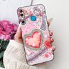 For Infinix Hot 8 Phone Case Hot 8 Lite Hot8 X650 X650C X650B X650D Elegant Floral Cat Pattern Black Silicone Soft TPU Cases