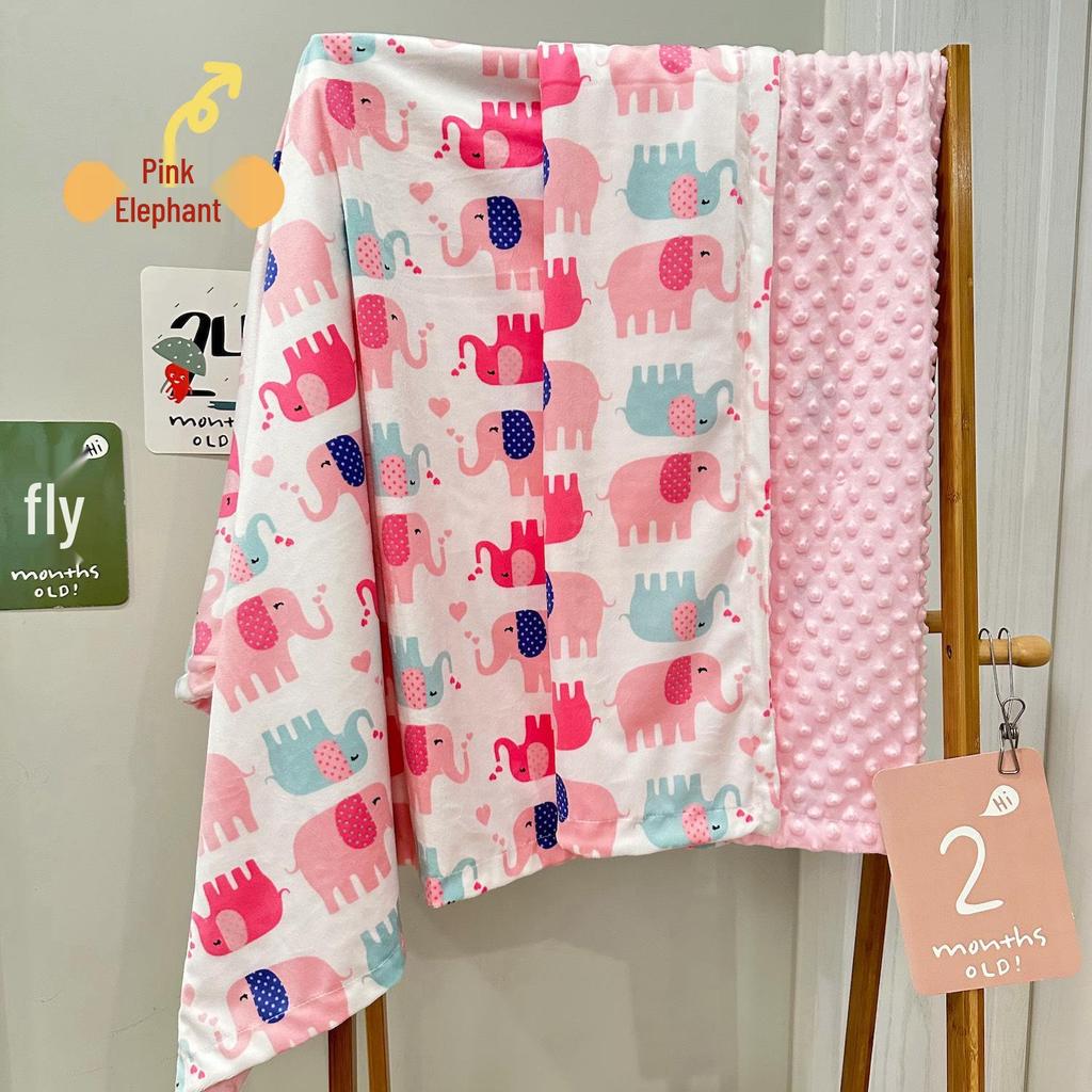 Washable Baby Wool Soothing Blanket - All-Season Nap & Sofa Quilt