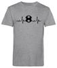 Summer Unisexs Fashion Trend Tshirt  Breathable And Comfortable  Football Player Ecg Heartbeat Tshirt Sports Game Lover Gift