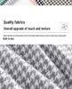 Houndstooth Polyester Linen-like Thick Sofa, Car Seat Cover & Pillowcase Fabric