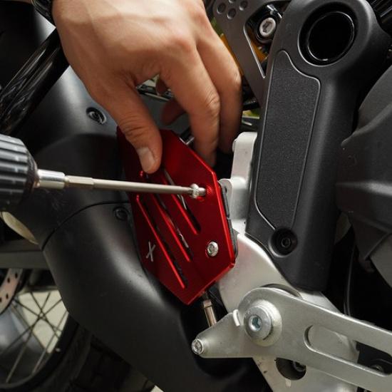 Motorcycle Rear Brake Master Cylinder Guard Cover Fits Ducati Desert X 2022-23