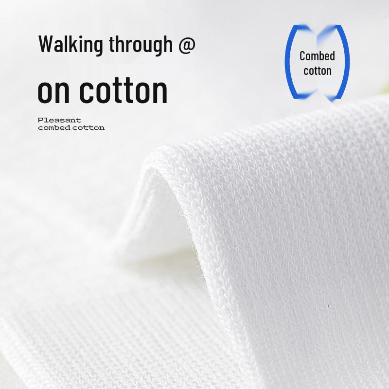 Men's Mid-Calf Cotton Sports Socks - Summer Thin, Anti-Odor, 2026 Style for Teens & Juniors