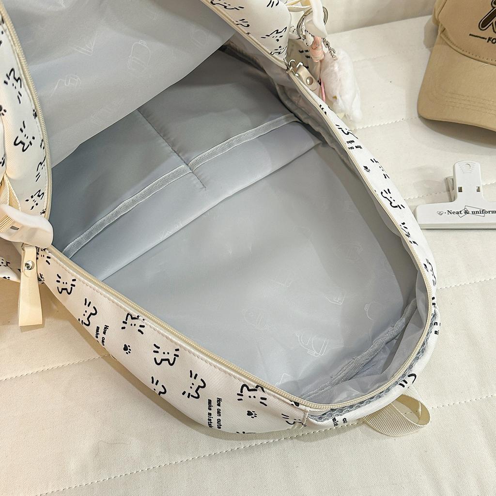 Schoolbag1011 spring new girl style cartoon print cute backpack Gao Yan lightweight primary and secondary school backpack