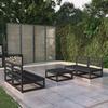 VidaXL Garden Lounge Set 5 Pcs Patio Furniture Garden Furniture Outdoor Furniture Set Terrace Furniture Black 3075243