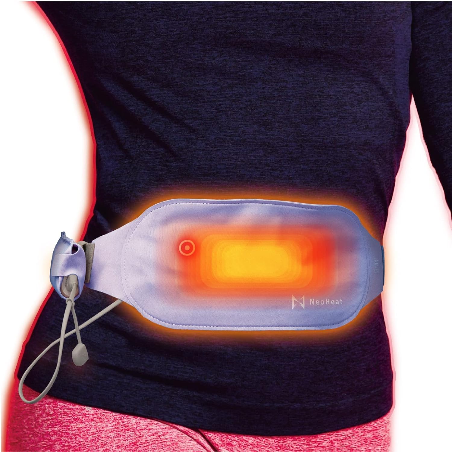 NeoHeat Warmth Stomach Supporter NH01-HSS-VL Heating Belly Band Waist USB Powered