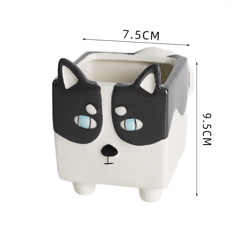 Adorable Animal Ceramic Succulent Pot for Desktop Decoration