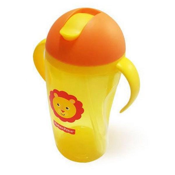 Fisher Price Penguin Straw Cup 2p, mixed colors, 360ml