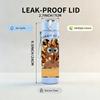 1PC Thanksgiving Turkey Cartoon Animal Art 750ml Color Plastic Sports Water Bottle Leakproof Flip Straw Lid Suitable for Sports Office Home Use