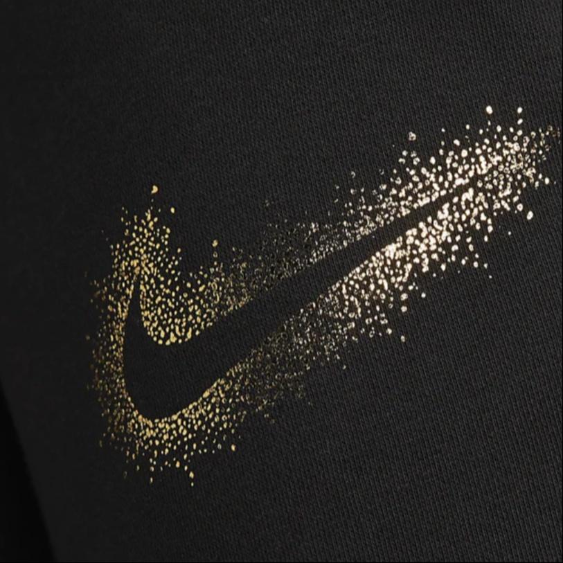 Nike Knitted Sweatpants Women's Black Moderate Cuffed Pants DQ6768-010