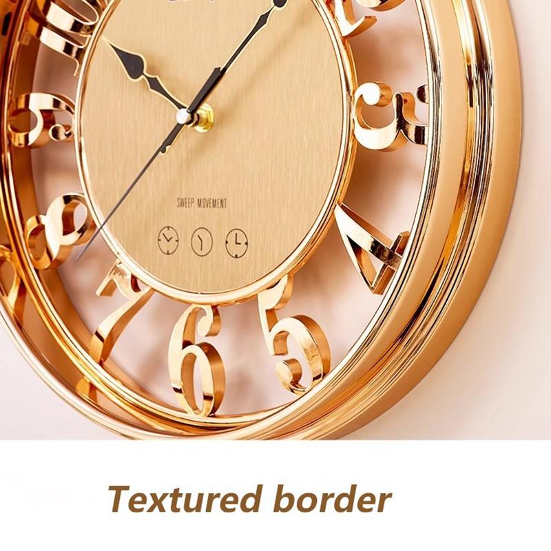 Vintage Wall Clocks Silent Living Room Wall Clocks Creative Decoration  Clock Home Decor Items Luxury Clock Elegant Ornaments