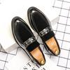 Men's Shoes Autumn Business Dress Leather Shoes Men's British Casual Shoes Foreign Trade Men's Loafers Wedding Groom Shoes