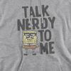 SpongeBob SquarePants Mens Talk Nerdy To Me Hoodie