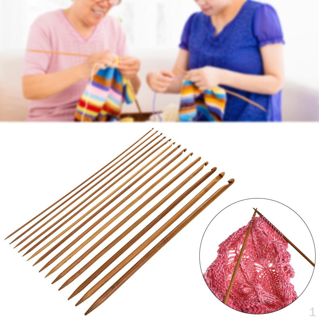 

Набор крючков для вязания — 14 комплектов аксессуаров для вязания, идеально подходит для пряжи