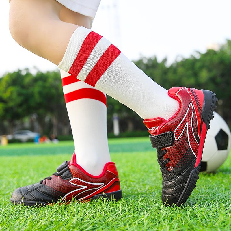 Fußballschuhe Training Fußballschuhe Studenten Professionelle Sporttrainingsschuhe Kinder im mittleren Alter Fußballschuhe Sicher und bequem