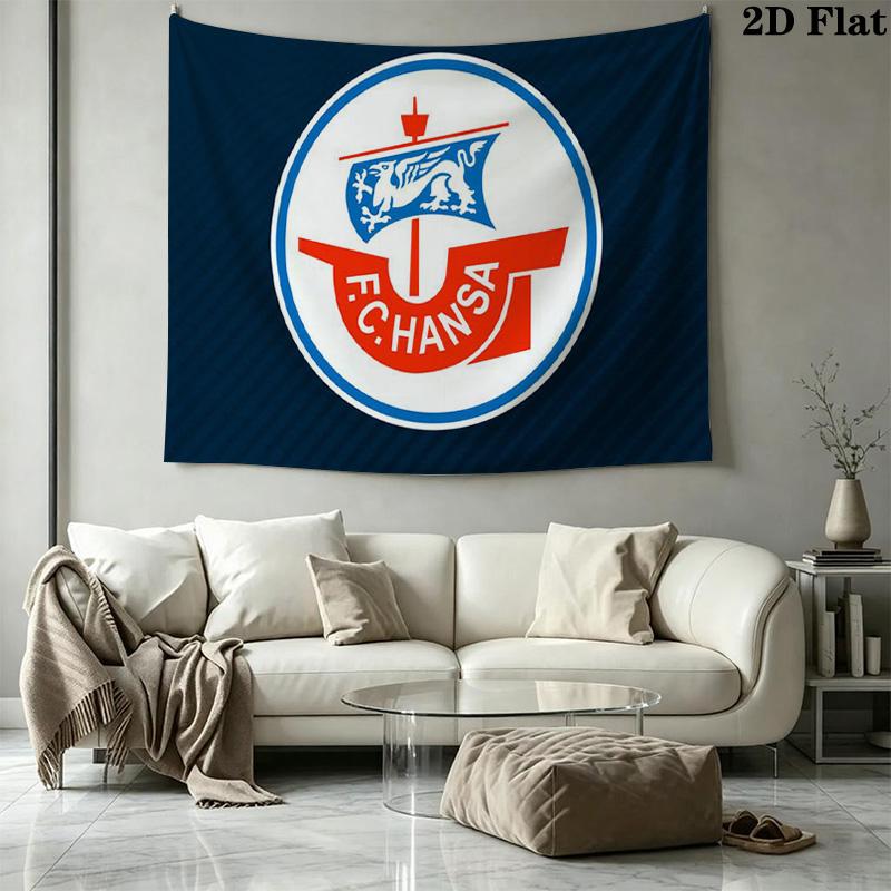 Hansa FC Pattern Home Decor Tapestry, Wall Hanging, Decorative RV Wall Cloth.MGT0918557