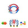 Colorful Kids Diving Toy Set With Water Rings Torpedo Pool Fun For Ages 3 To 6 Years