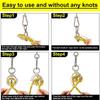 Horse Tie Ring Stainless Steel Training Equipment Quick Release Horse Tie Ring Reins For Stables Carriages Grooming Station Wash