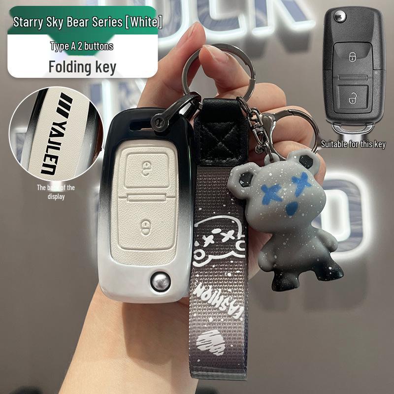 

Heavy Duty Zinc Alloy Key Fob Case Cover for Sinotruk Sitrak - Unisex Protective Shell with Buckle
