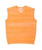 Aott Two-Tone Color Block Knit Vest Orange