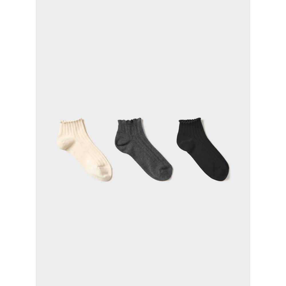 Uniqlo Girls Short Sox 3p