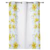 Perdele pentru ferestre cu flori albe Plumeria pentru dormitor, jaluzele cu imprimare modernă, perdea pentru living, decorațiuni interioare
