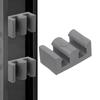 8 Pezzi Gancio Morbido in Silicone per Supporti da Parete per Bagno Installazione Facile Include Viti