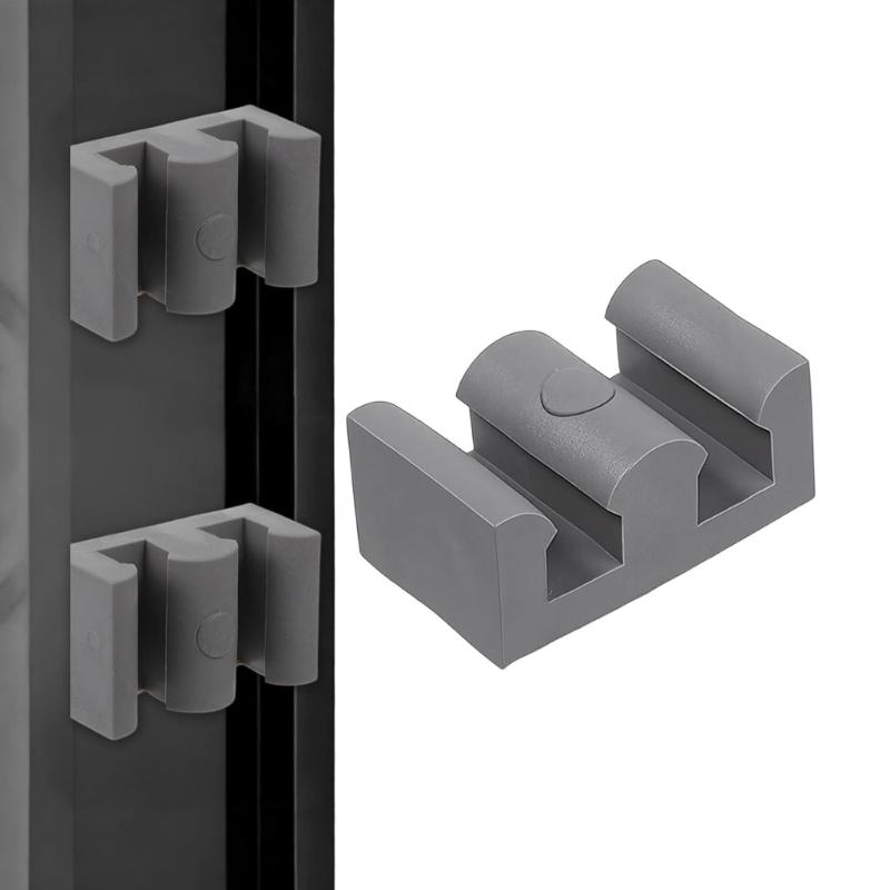 8 Pezzi Gancio Morbido in Silicone per Supporti da Parete per Bagno Installazione Facile Include Viti
