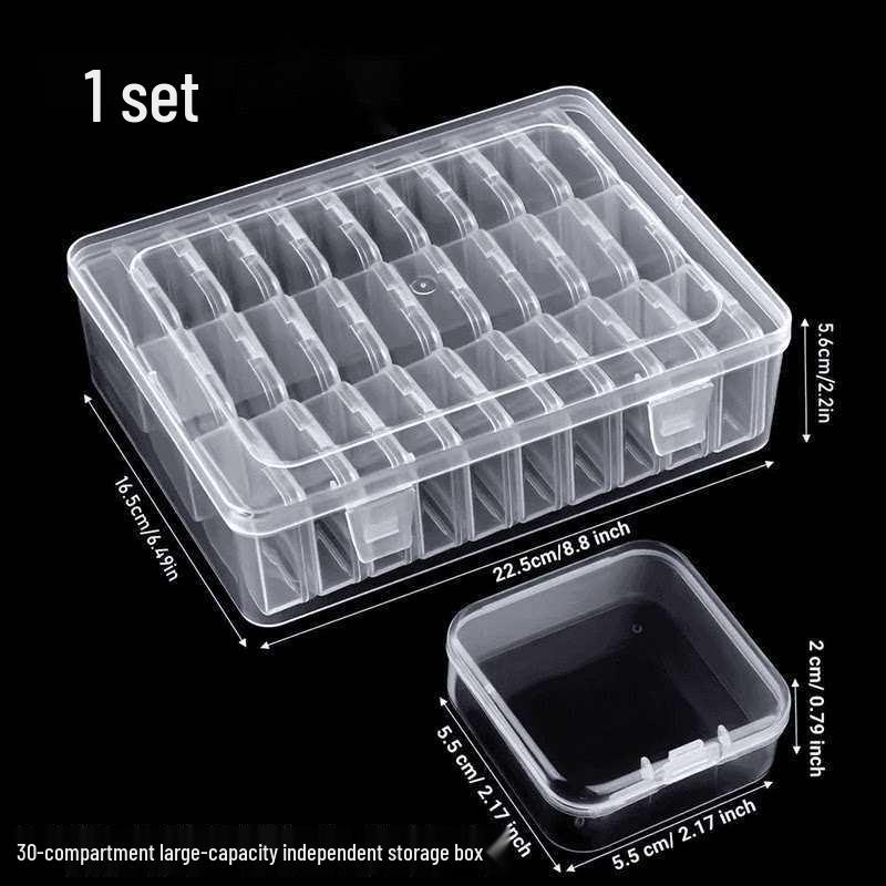 Large Transparent Jewelry Storage Box, PP Material