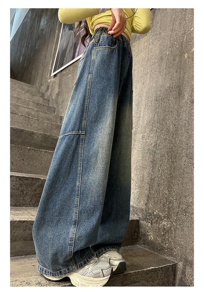 Girls' Jeans Spring and Autumn 2026 New Style Children's Western-Style Casual Pants