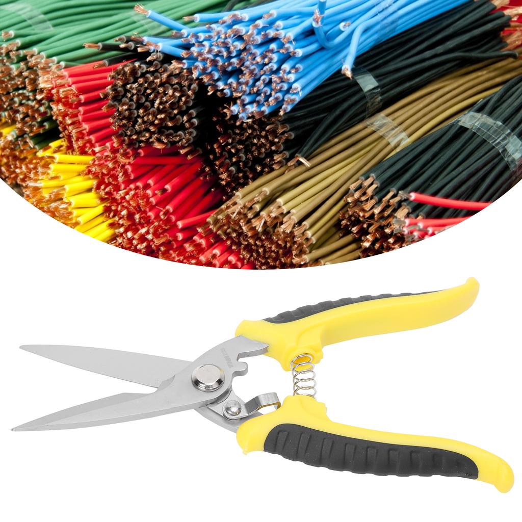 Elektricien Scharen Roestvrij Staal Heavy Duty Multifunctionele Draadknipper met Ergonomisch Handvat