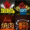 BBQ Neon Signs Kebab Neon Lights Sign Led Signs for Wall Decor Suitable for Barbecue Restaurant Bar Christmas Art Wall Decor