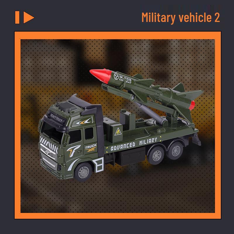 Little King Alloy Toy Pull-Back Excavator - Children's Construction Vehicle Model 