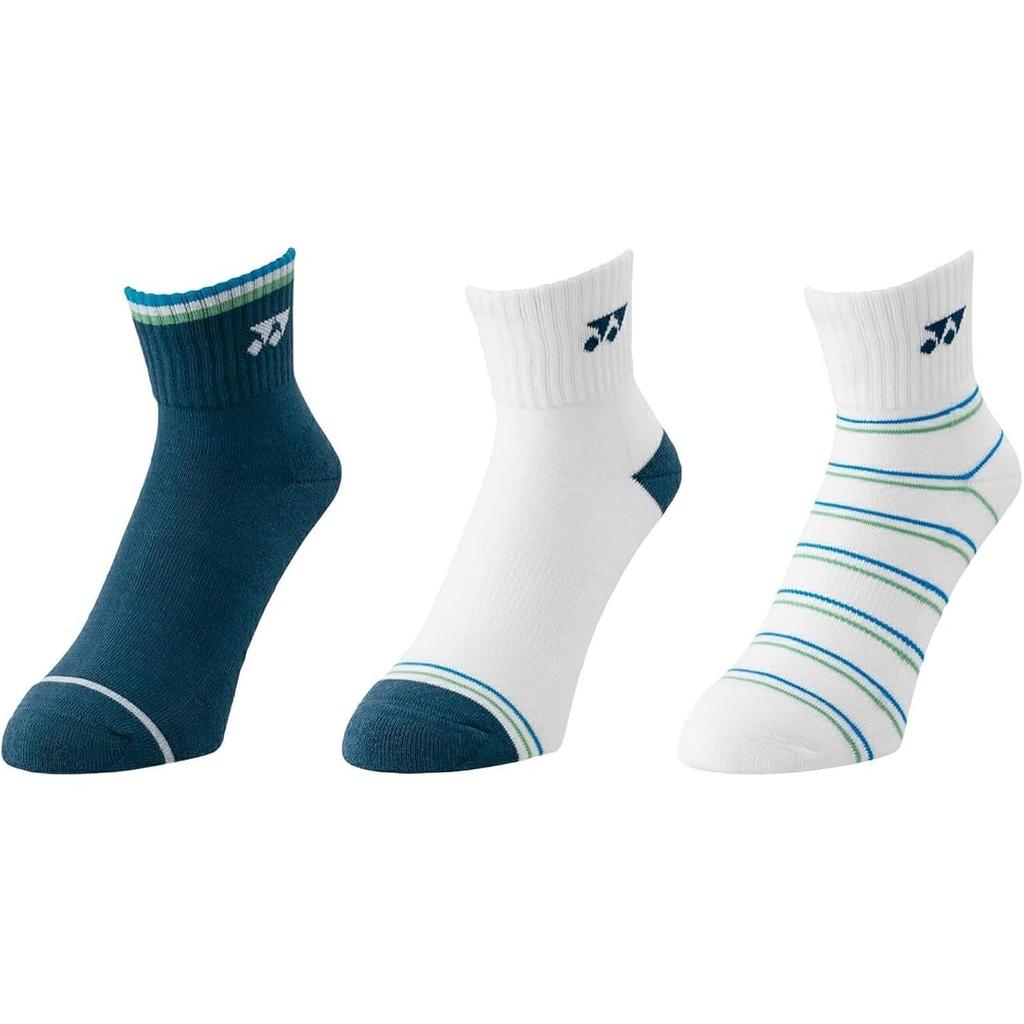 3-Pair Set YONEX Tennis Wear Mens Ankle Socks 3P Limited Order Event 19236Y 2025FW