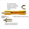 Household Plumbing Installation Tool for Bathroom Sink Water Pipe Faucet, Vegetable Basin Angle Sink Maintenance and Dis