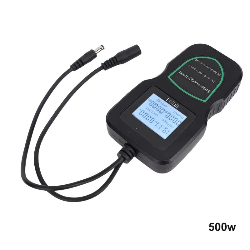 100W/200W/300W/500W Solar Panel Tester MPPT Photovoltaic Panel Multimeter Tester Tool for Testing Solar Panel Data