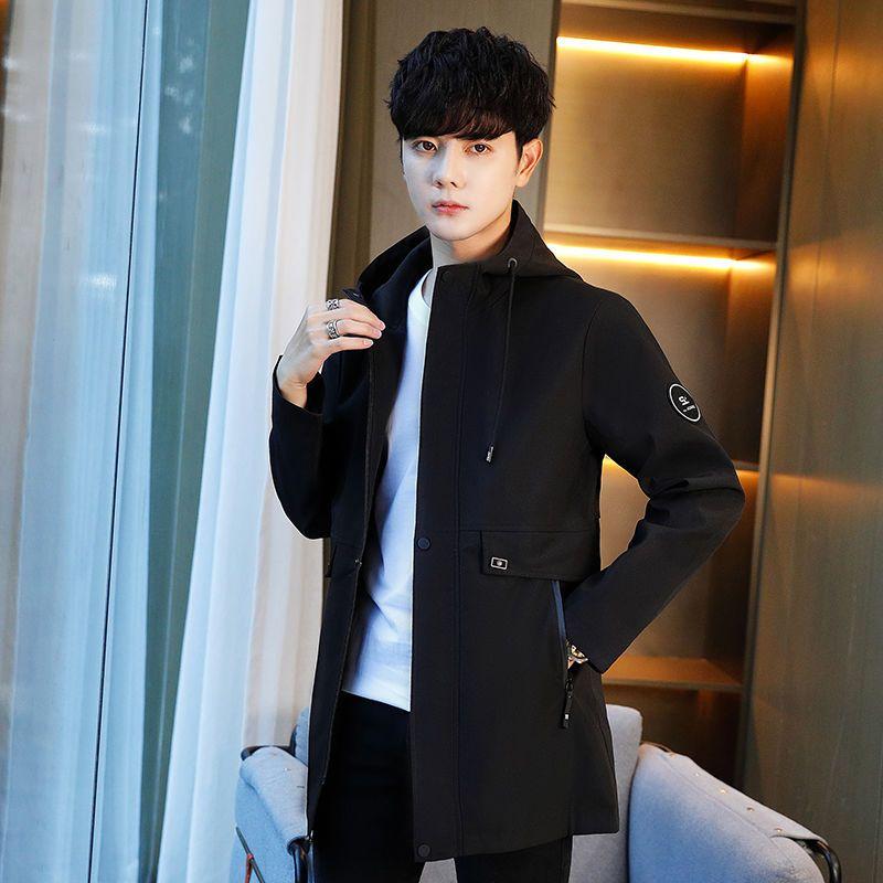 Autumn and Winter Men's Thick Coat Korean Edition Trendy Workwear Jacket Windbreaker Trendy Brand Men's Jacket
