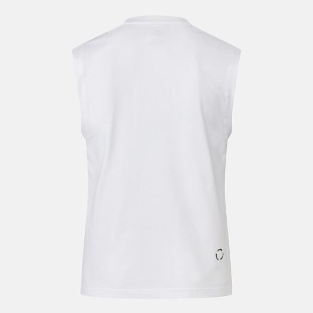 DESCENTE Lightweight Oversized Sleeveless White Sr323Rst82