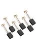 6 Stück 6x10x14mm Kohlebürsten Motor Schleifen Für Parkside PBH 1500 A1 Für PARKSIDE PBH 1500 A1 Elektrowerkzeug Zubehör