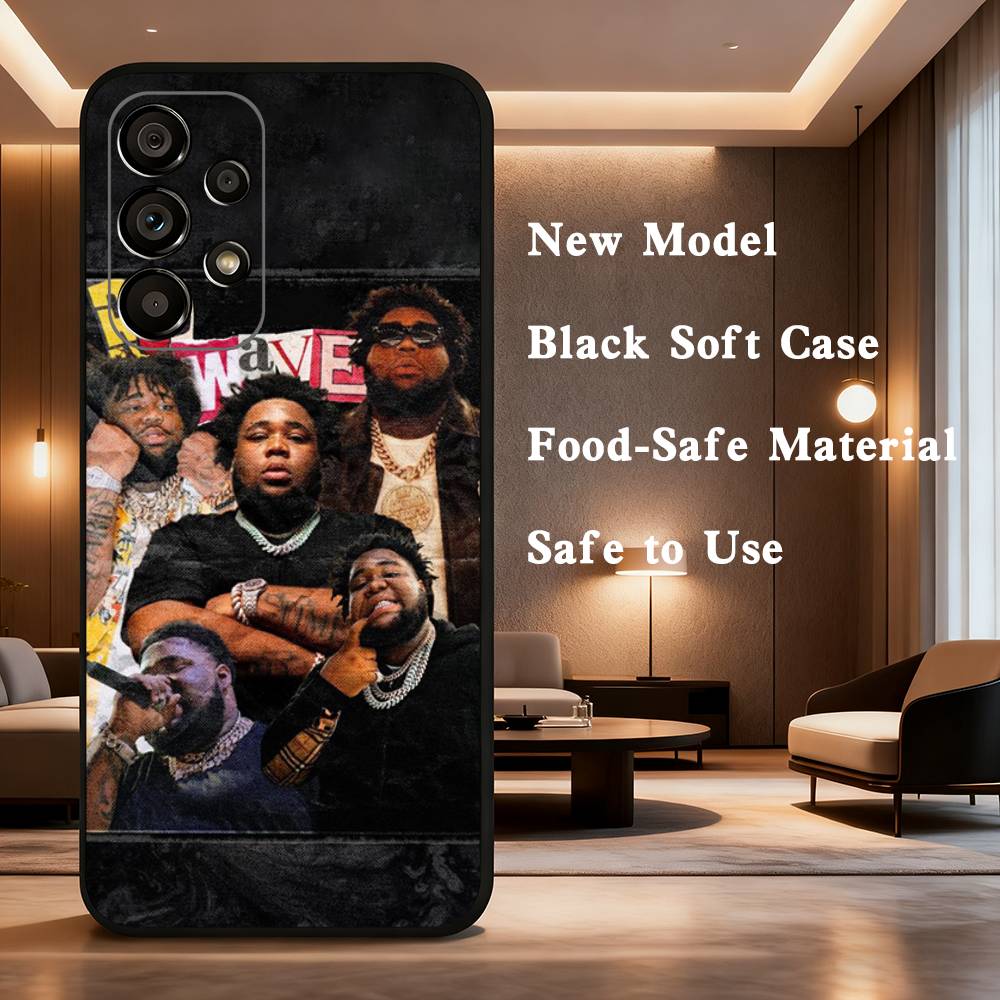 Singer R-Rod W-Wave Cool Phone Case For Samsung Galaxy A73,31,8,9,53,32,72,41,J7,52,71,22,Note Soft Black Silicone Cover