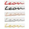 Car 3D Metal Trunk Words Letters Logo Decals Emblem Badge Sticker For Seat Leon MK1 MK2 MK3 MK4 MK5 MK6 FR Styling Accessories