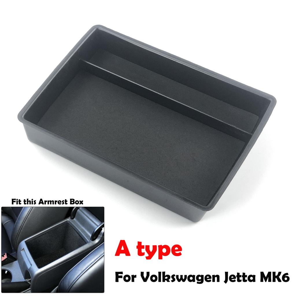 Car Armrest Storage Box For Volkswagen T-Cross T-ROC Golf Sportsvan SV Jetta MK6 GTI MK6 R20/Golf 6 Scirocco Teramont Atlas