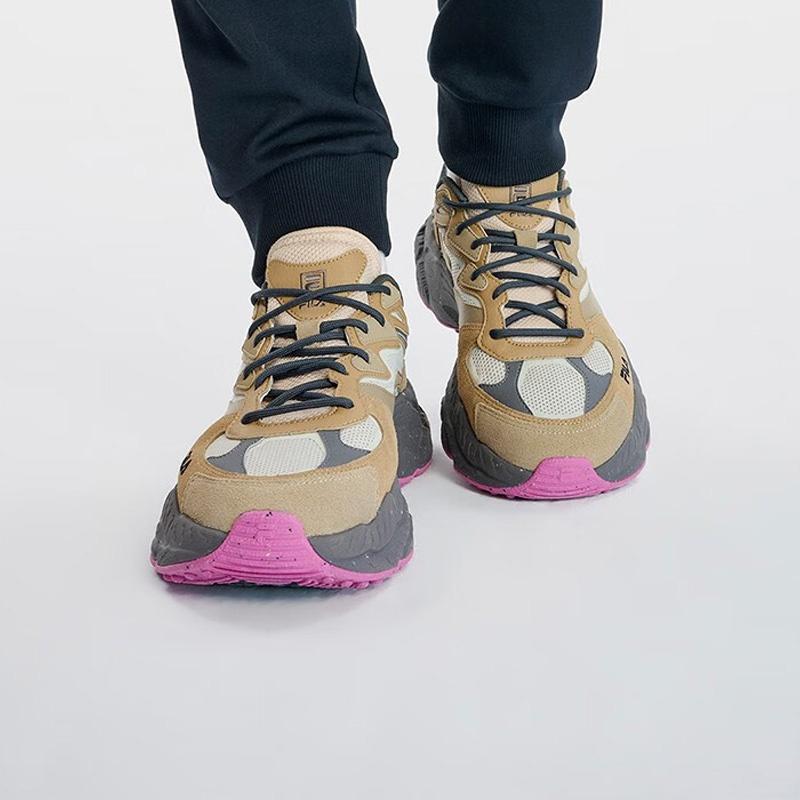 FILA Fern Sneakers Textile, Synthetic Leather, Split Cow Leather Comfortable Abrasion Resistant Abrasion Resistant Men's F12M331101FOI