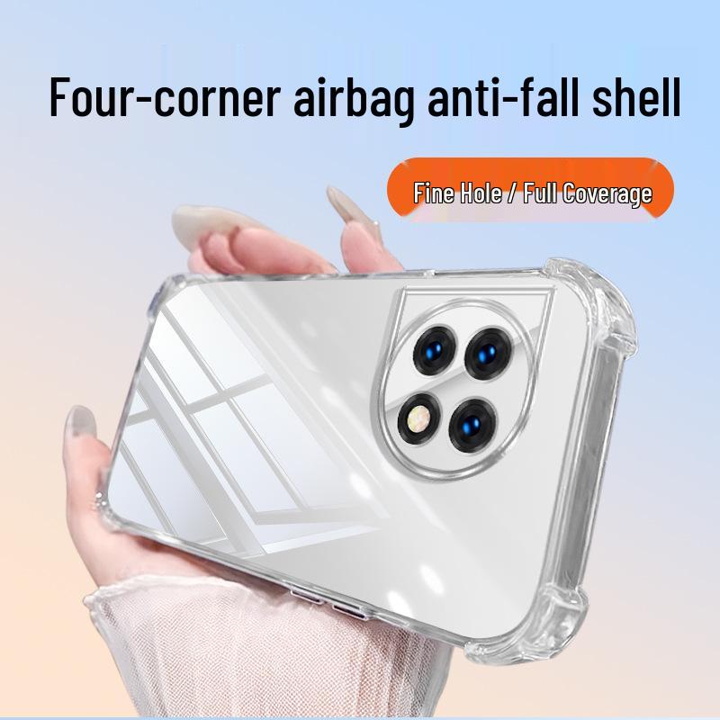 OnePlus ACE 2/ACE 2V/ACE 2 PRO Transparent TPU Case with Airbag Corners for Anti-drop Protection OnePlus ACE 2 PRO прозрачный