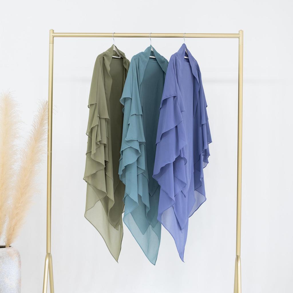 Loriya Eșarfă de cap culoare uni, Stil Orient Mijlociu Dubai Turcia HJ909