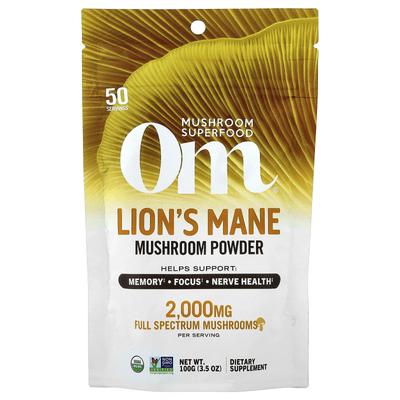 Deer Antler Mushroom, 100% Certified Organic Mushroom Powder, 100G(3.5Oz)