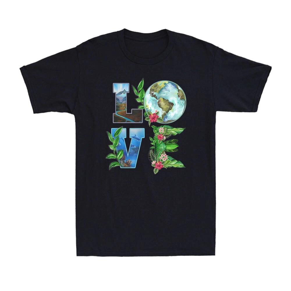 Love Earth Day Save The Planet Earth Day Environmental Activism Men s T-Shirt XL
