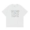 Digital Print MM6 Cotton T-Shirt Men Women Short Sleeve Casual Top 230g