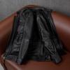 First Layer Cowhide Leather Jacket Men's Medium and Long Large Size Locomotive Autumn and Winter Jacket